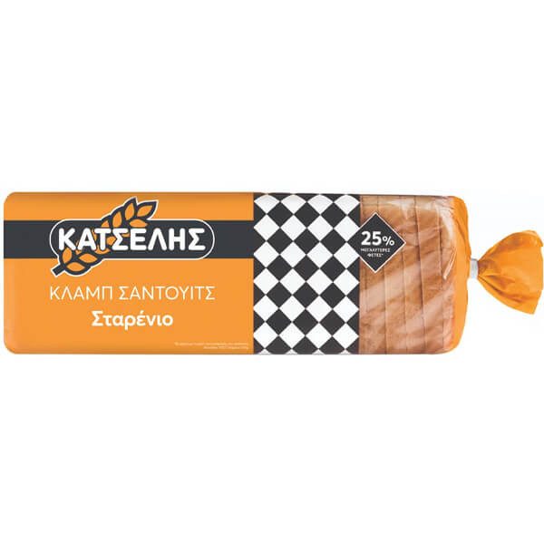 ΚΑΤΣΕΛΗΣ ψωμί για κλαμπ σάντουιτς σταρένιο 1kg – Κατσέλης – Αρτοσκευάσματα