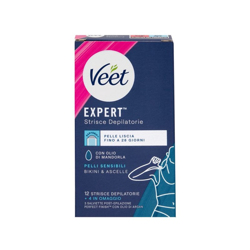 VEET αποτριχωτικές ταινίες expert για το πρόσωπο sensitive 12τεμ – Κεριά Αποτρίχωσης