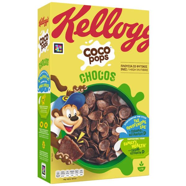 KELLOGG'S δημητριακά coco pops chocos 550gr