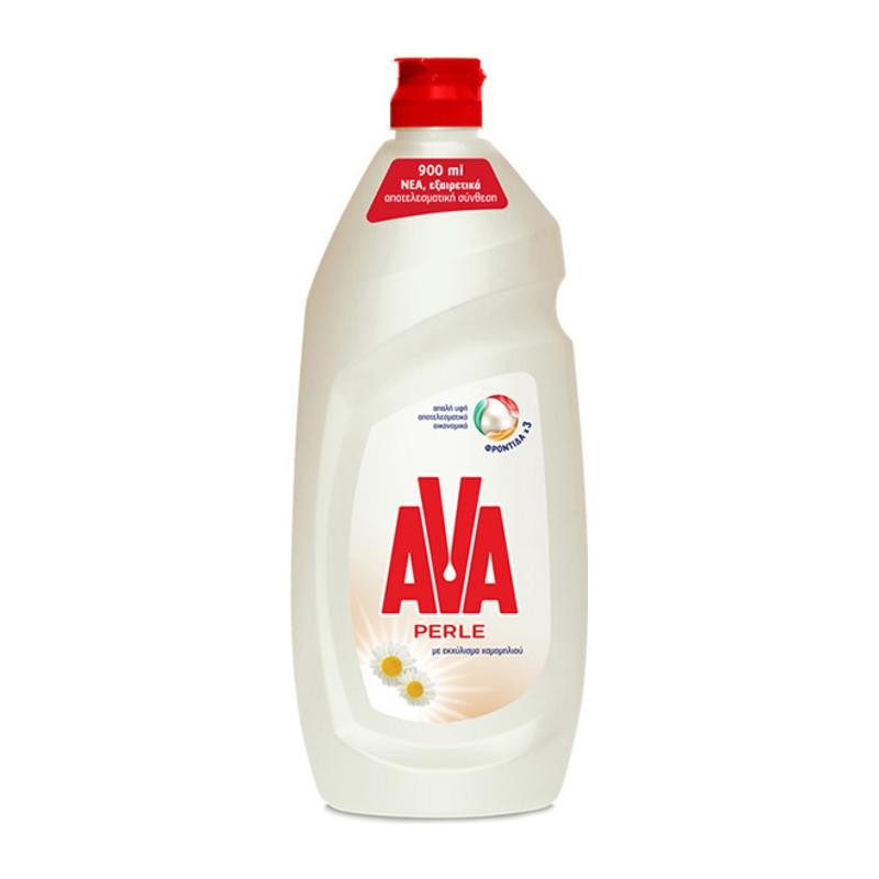 AVA Perle υγρό πιάτων με χαμομήλι 900ml – Υγρά Πιάτων