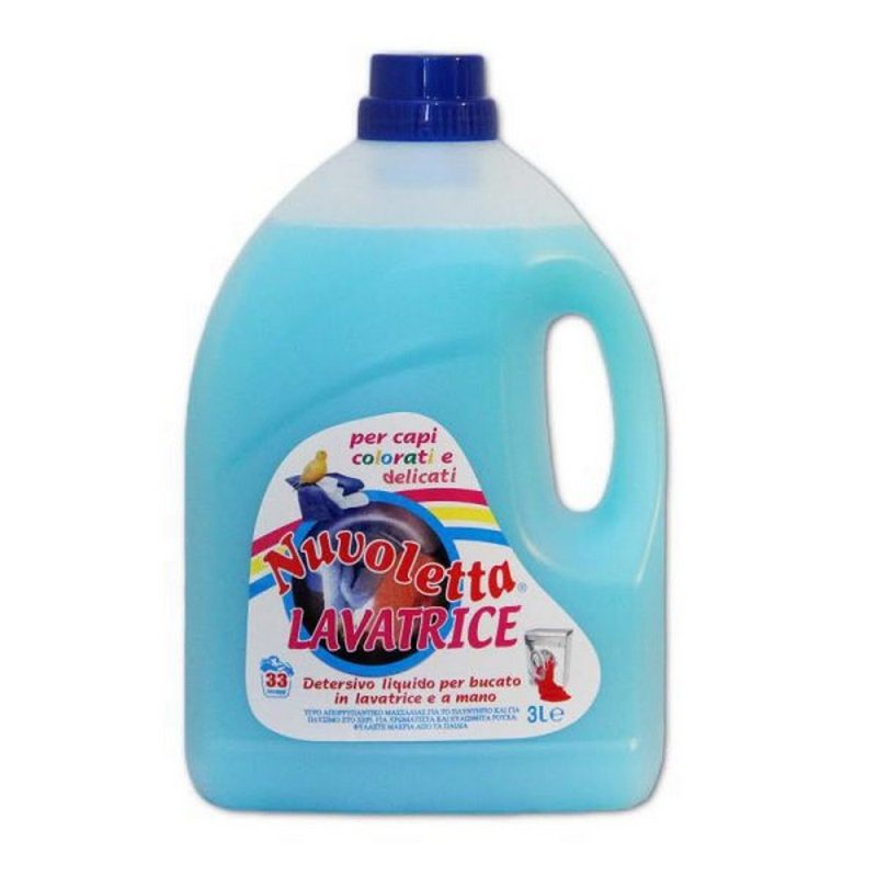 NUVOLETTA υγρό πλυντηρίου ρούχων Lavatrice Blue 3lt – Απορρυπαντικά Ρούχων