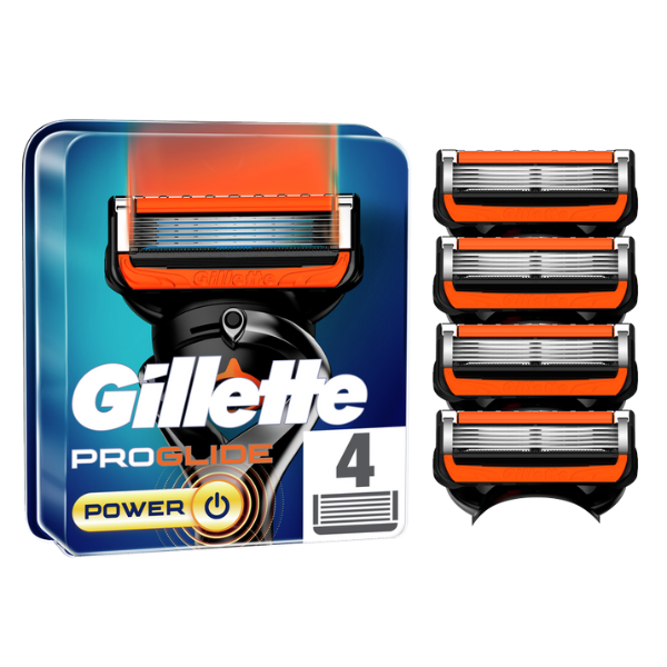 GILLETTE ανταλλακτικές λεπίδες fusion proglide power 4τεμ – Ξυραφάκια