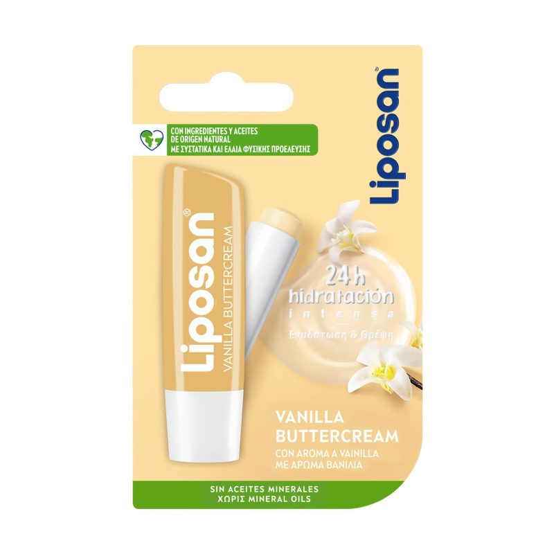 LIPOSAN ενυδατικό χειλιών με άρωμα βανίλια 4,8gr – Lip Care