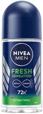 NIVEA αποσμητικό σώματος roll-on men fresh sensation 50ml – Αποσμητικά
