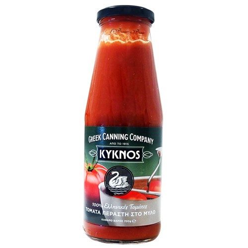 ΚΥΚΝΟΣ τομάτα περαστή στο μύλο σε γυάλινο 680ml – Κύκνος – Σάλτσες και Dressings