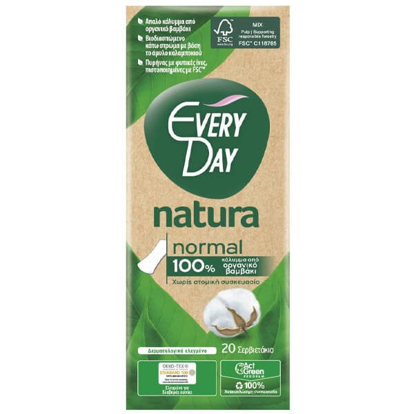 EVERY DAY σερβιετάκια natural 20τεμ – Σερβιέτες