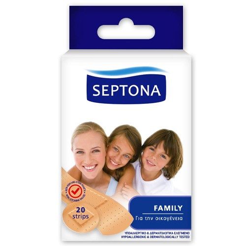 SEPTONA αυτοκόλλητα επιθέματα για όλη την οικογένεια 20τεμ
