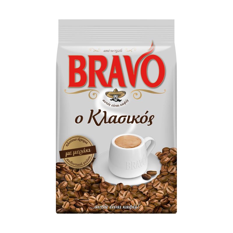 BRAVO ελληνικός καφές κλασικός 95gr – Καφέδες