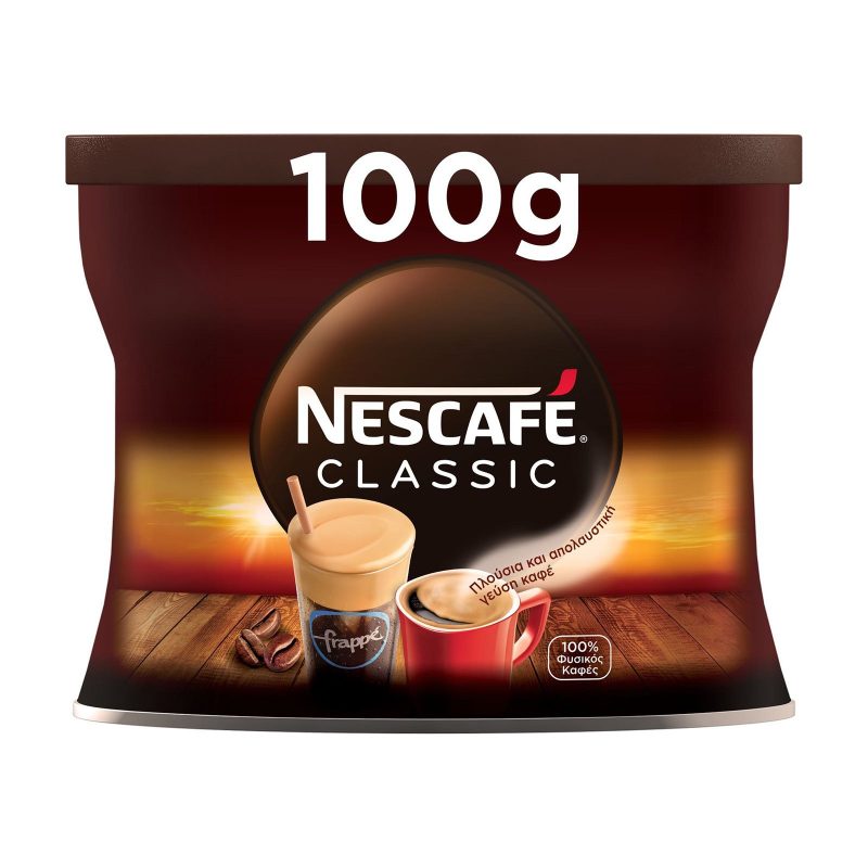 NESCAFE classic στιγμιαίος καφές 100gr – Καφέδες