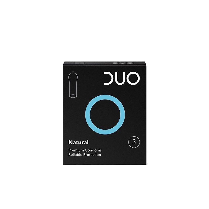 DUO προφυλακτικά natural 3τεμ
