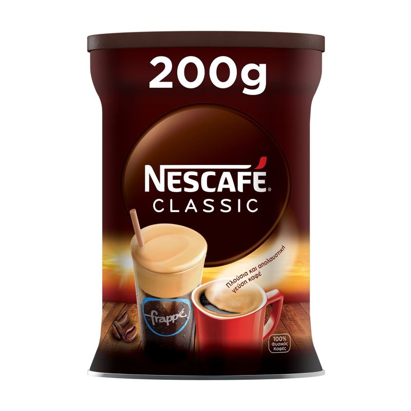 NESCAFE classic στιγμιαίος καφές 200gr – Καφέδες