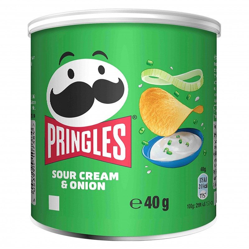 PRINGLES πατατάκια sour cream και onion 40gr