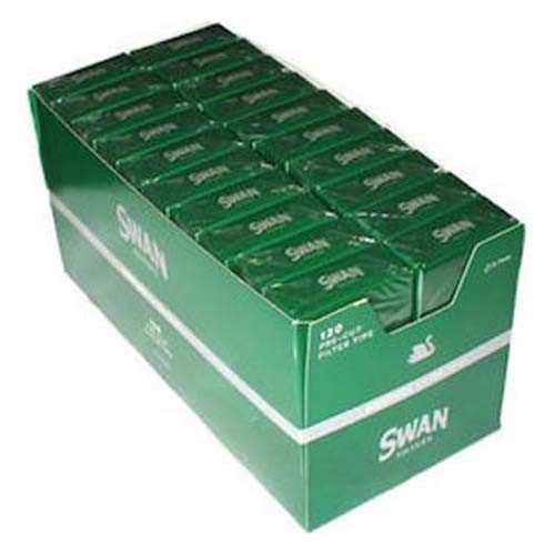 SWAN φιλτράκια menthol extra slim πράσινα 120τεμ – Φιλτράκια Στριφτού