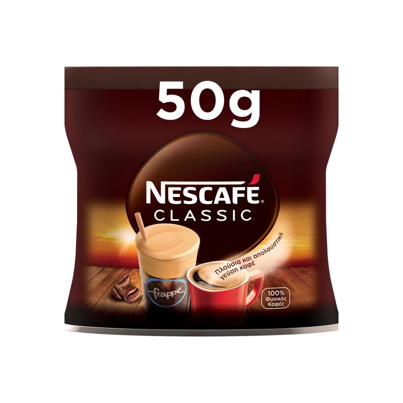 NESCAFE classic στιγμιαίος καφές 50gr – Καφέδες