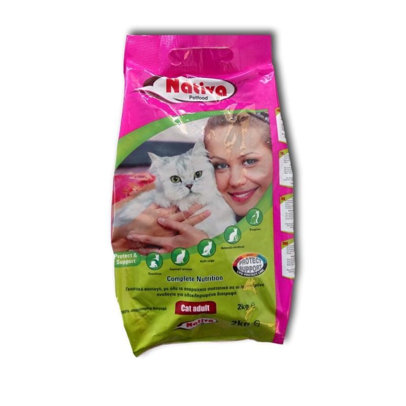 LAKY Nativa Cat γατοτροφή mix 2kg – Ξηρά Τροφή Γάτας