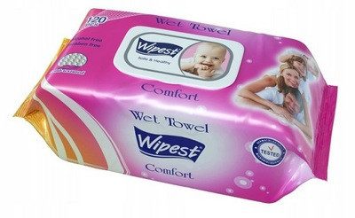 WIPEST μωρομάντηλα hygiene με καπάκι 120τεμ