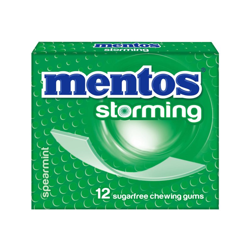 MENTOS τσίχλες storming δυόσμος 33gr – Καραμέλες, Γλειφιτζούρια και Τσίχλες