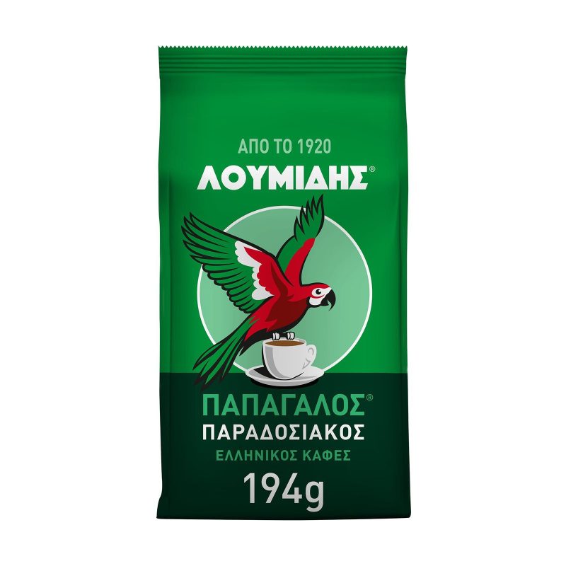 ΛΟΥΜΙΔΗΣ ΠΑΠΑΓΑΛΟΣ ελληνικός καφές 194gr – Λουμίδης Παπαγάλος – Καφέδες