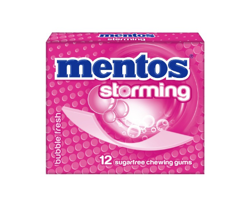MENTOS τσίχλες storming bubblegum 30gr – Καραμέλες, Γλειφιτζούρια και Τσίχλες