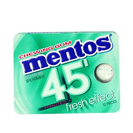 MENTOS τσίχλες fresh effect 45' δυόσμος 18gr – Καραμέλες, Γλειφιτζούρια και Τσίχλες