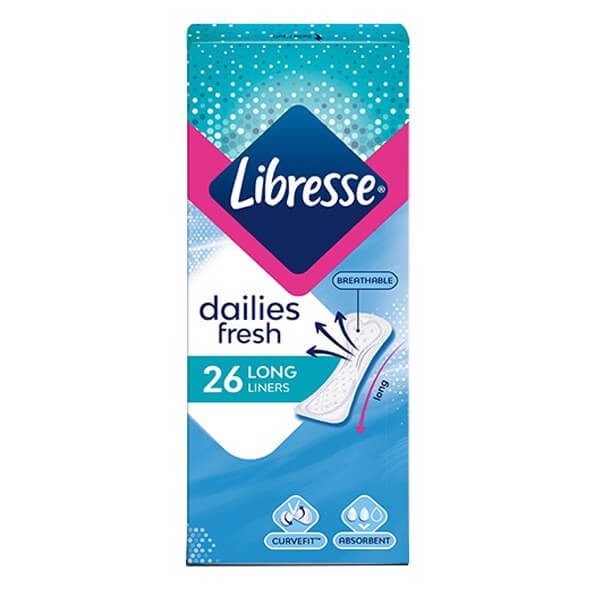 LIBRESSE σερβιετάκια normal long 26τεμ – Σερβιέτες