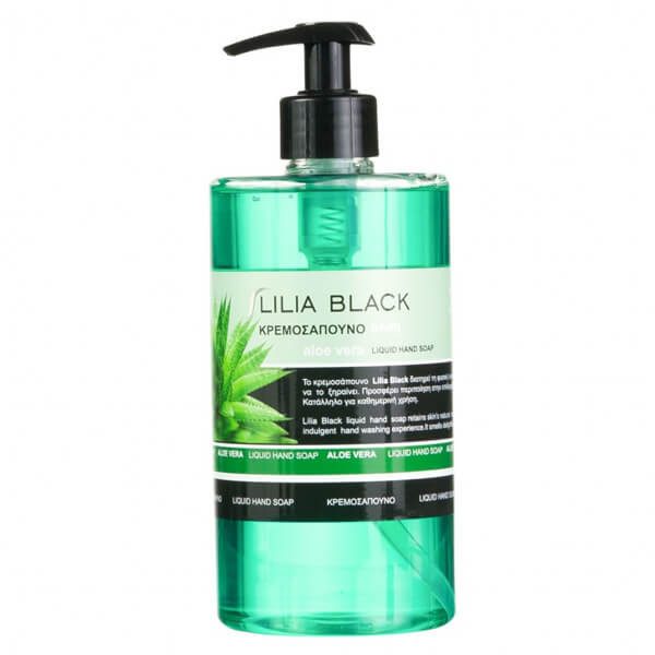 LILIA BLACK κρεμοσάπουνο αλόη με αντλία 550ml – Προϊόντα Καθαρισμού Σώματος