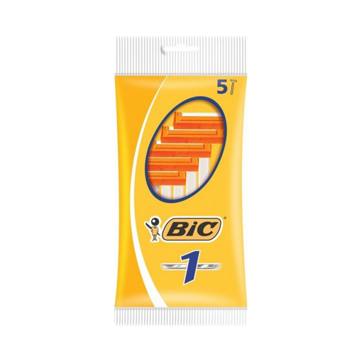 BIC ξυραφάκια με μονή λεπίδα 5τεμ