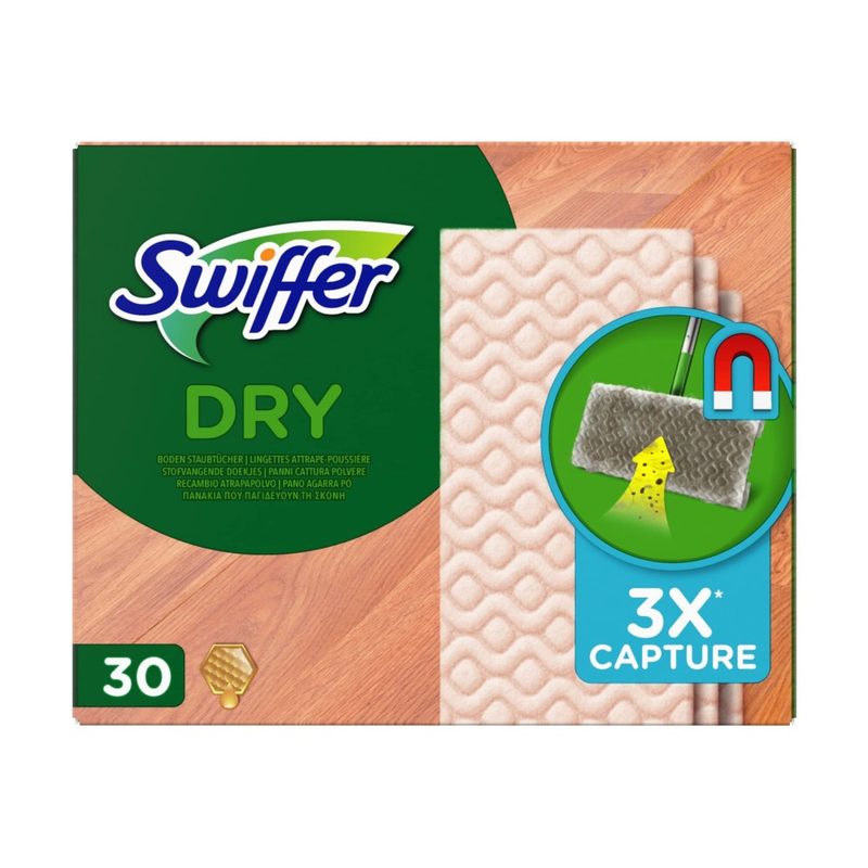 SWIFFER ανταλλακτικά πανάκια για παρκέ 30τεμ – Είδη για Σκούπισμα και Σφουγγάρισμα