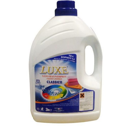 LUXE υγρό πλυντηρίου ρούχων Classico 60μεζ 3lt – Απορρυπαντικά Ρούχων