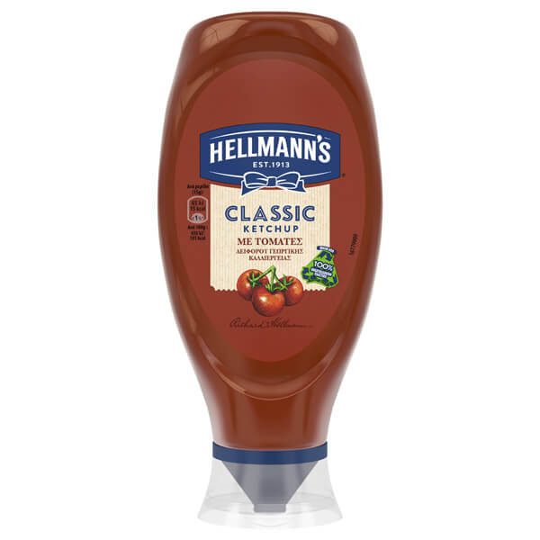 HELLMANN'S ketchup top down 550gr – Σάλτσες και Dressings