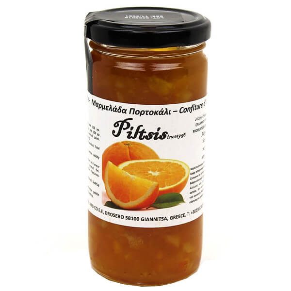 PILTSIS μαρμελάδα πορτοκάλι 300gr – Μαρμελάδες