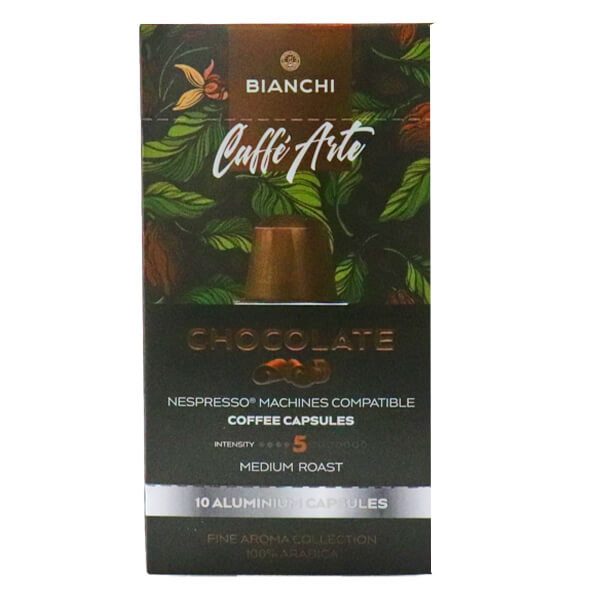 BIANCHI Coffee Nespresso Chocolate Espresso καφές σε κάψουλες 10x5,5gr – Κάψουλες Καφέ και Ροφημάτων