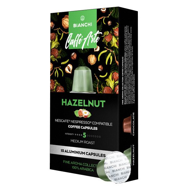 BIANCHI Coffee Hazelnut Espresso καφές σε κάψουλες 10x5,5gr – Κάψουλες Καφέ και Ροφημάτων