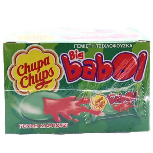 CHUPA CHUPS τσίχλες Big Babol Καρπούζι 60τεμ – Καραμέλες, Γλειφιτζούρια και Τσίχλες