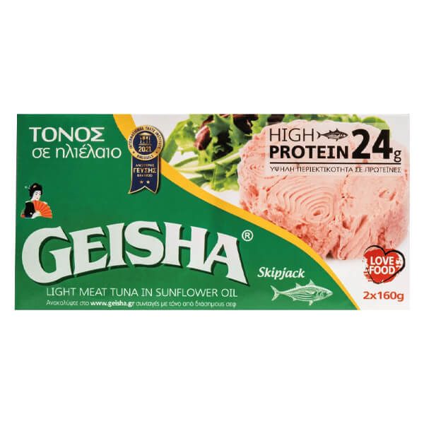 GEISHA τόνος σε λάδι 2x160gr – Τρόφιμα Μακράς Συντήρησης