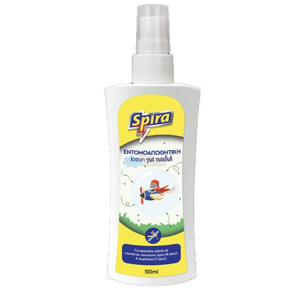 SPIRA ΑΠΩΘΗΤΙΚΟ ΕΝΤΟΜΩΝ 100ml. - (ΓΙΑ ΠΑΙΔΙΑ) – Αντικουνουπικά - Εντομοαπωθητικά