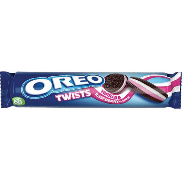 OREO μπισκότα remix με γέμιση raspberry 157gr