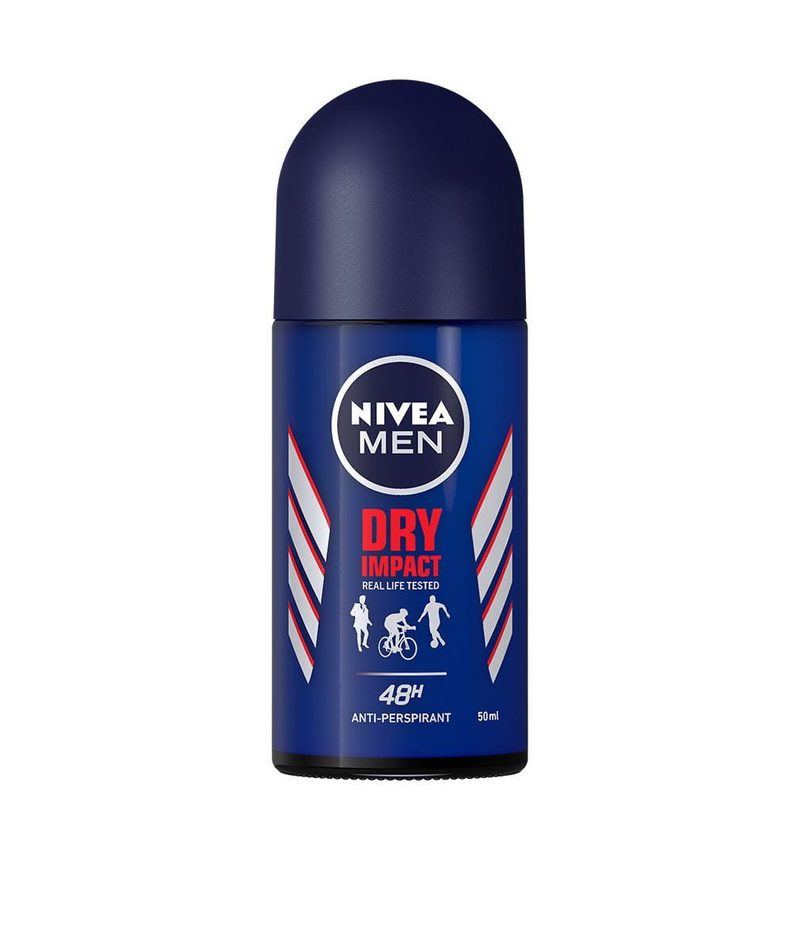NIVEA αποσμητικό σώματος roll-on men dry impact 50ml – Αποσμητικά