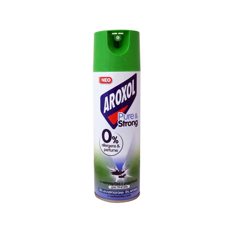 AROXOL εντομοκτόνο Pure και Strong για κατσαρίδες και μυρμήγκια spray 300ml – Εντομοκτόνα και Εντομοαπωθητικά Χώρου