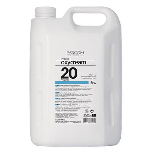 FARCOM Oxy Cream οξυζενέ No20 3,5lt – Οξυζενέ Μαλλιών και Ενεργοποιητές Χρώματος