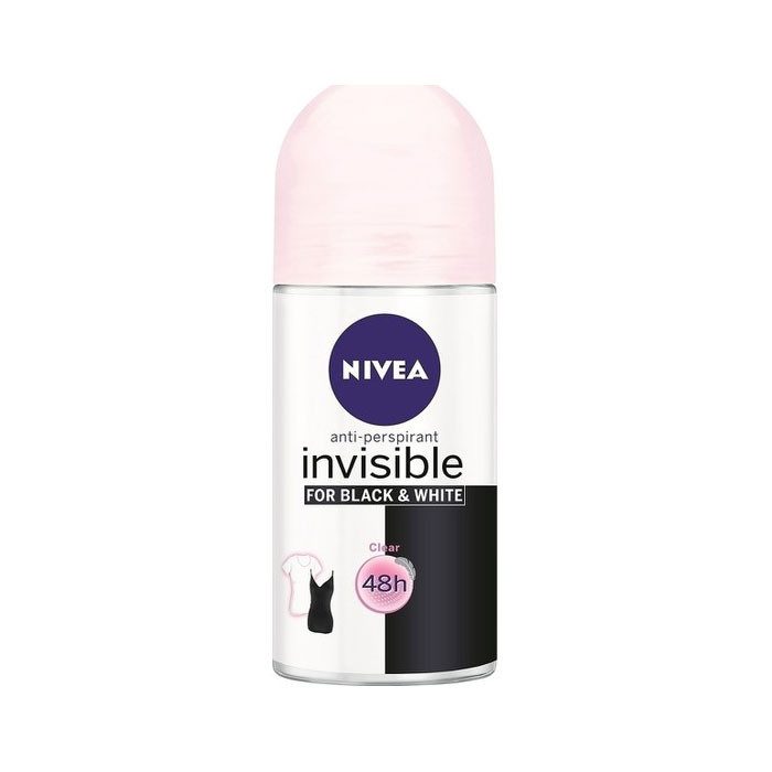 NIVEA αποσμητικό σώματος roll-on black και white invisible original 50ml – Αποσμητικά