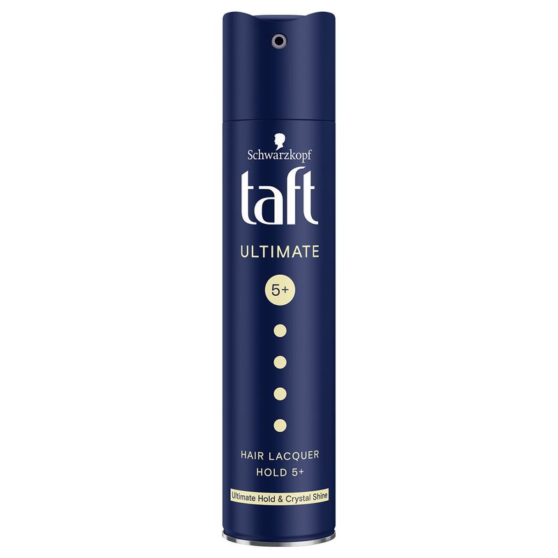 SCHWARZKOPF Taft hair spray ultimate hold και crystal shine No5+ 250ml – Styling Spray Μαλλιών