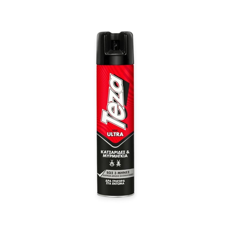TEZA εντομοκτόνο spray για κατσαρίδες και μυρμήγκια ultra 400ml – Εντομοκτόνα και Εντομοαπωθητικά Χώρου