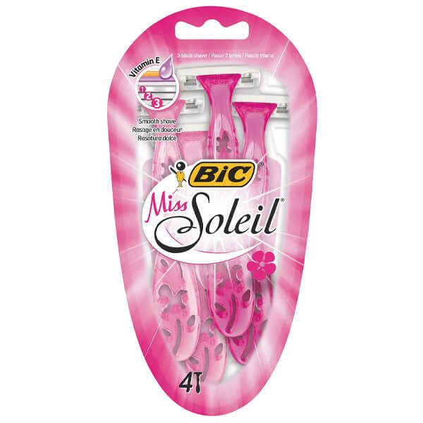 BIC ξυραφάκια Miss Soleil με 3 λεπίδες 4τεμ