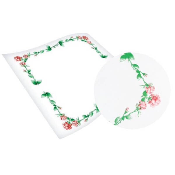 MAXI τραπεζομάντηλο λουλούδι 100x130cm 100τεμ – Στρώσιμο Τραπεζιού μιας Χρήσης