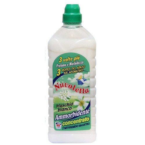 NUVOLETTA μαλακτικό ρούχων muschio bianco 1lt – Μαλακτικά Ρούχων
