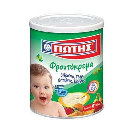 ΓΙΩΤΗΣ φρουτόκρεμα 3 φρούτων 300gr – Γιώτης – Βρεφικές Κρέμες και Έτοιμα Γεύματα