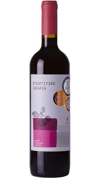 ΑΜΠΕΛΩΝΕΣ ΖΑΧΑΡΙΑΣ Αγιωργίτικο βιολογικός οίνος ερυθρός 750ml – Αμπελώνες Ζαχαριάς – Κρασιά