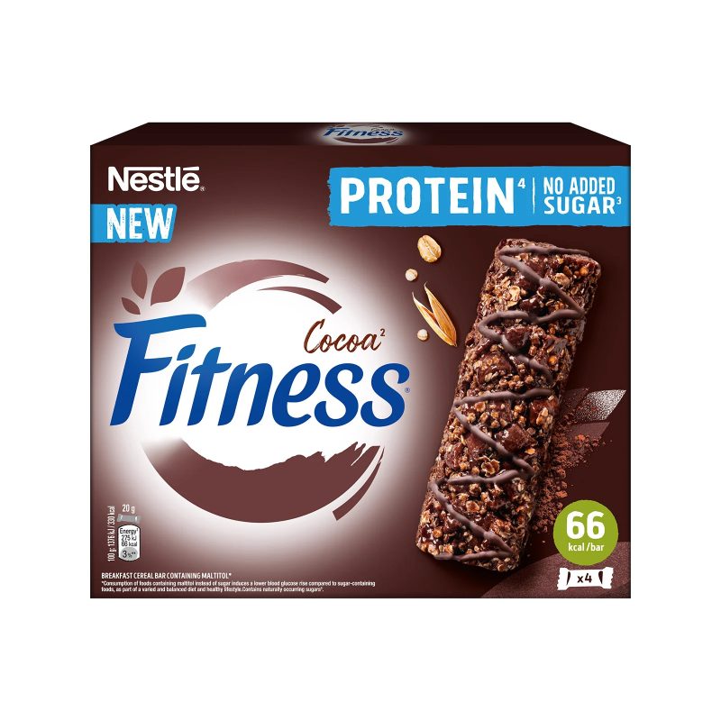 NESTLE μπάρες δημητριακών fitness protein με σοκολάτα 4x20gr – Μπάρες Πρωτεΐνης