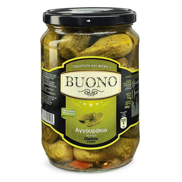 BUONO αγγουράκια σε άλμη 710gr – Τρόφιμα Μακράς Συντήρησης